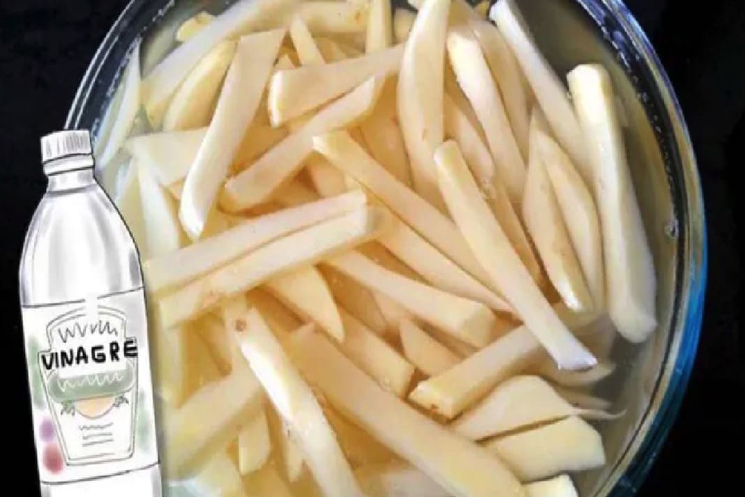 batatas fritas sempre secas