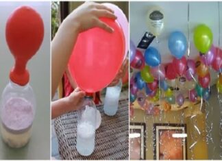 Truque mega simples para encher balões