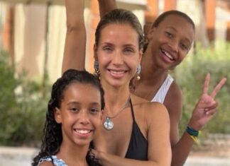 Luciana Abreu mostra-se Dubai com filhas