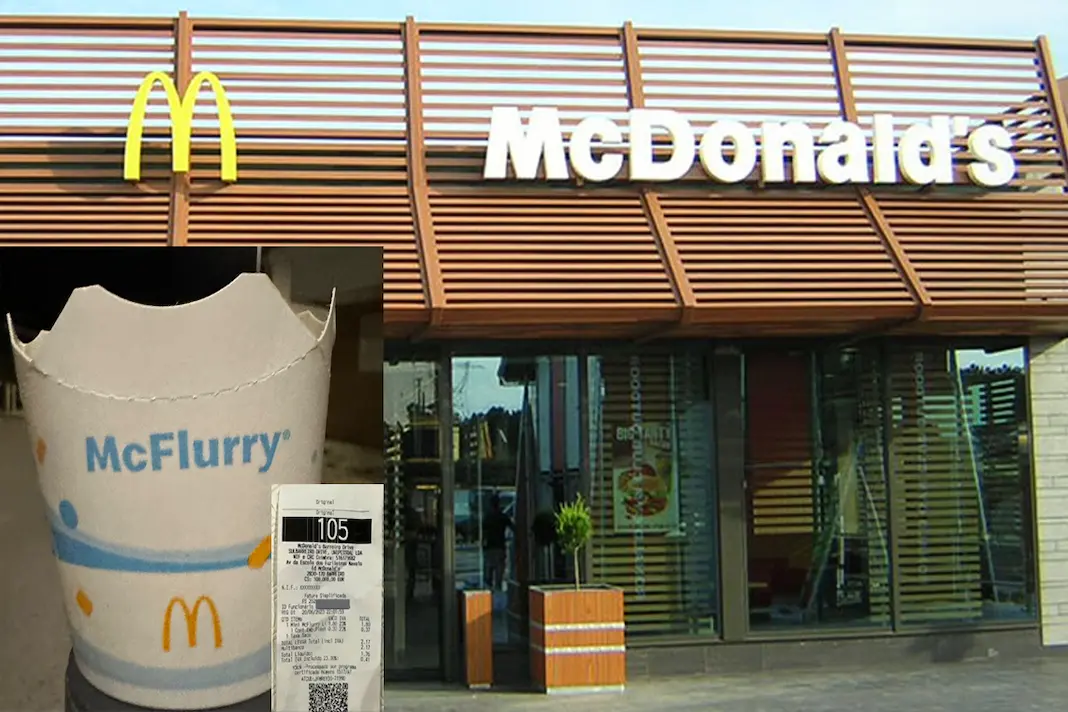 McDonald’s cobra taxa surreal por gelado